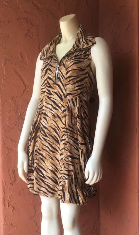 ZIPPER TOP - Safari